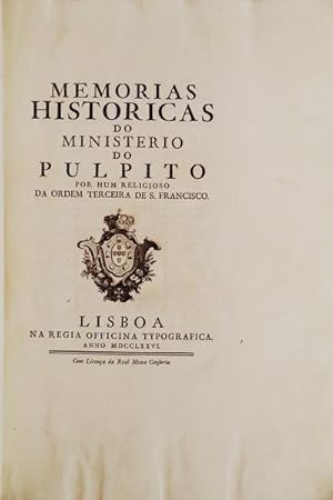 MEMORIAS HISTORICAS DO MINISTERIO DO PULPITO.