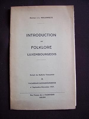 Introduction au folklore luxembourgeois