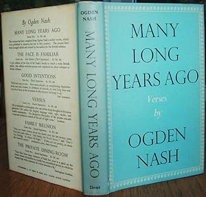 Many Long Years Ago. First Edition, with Dust Jacket.