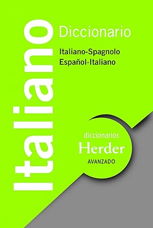 Diccionario Avanzado Italiano Italiano-spagnolo / español-italiano