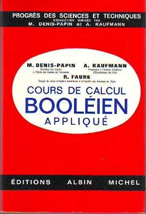 COURS DE CALCUL BOOLEIEN APPLIQUE.
