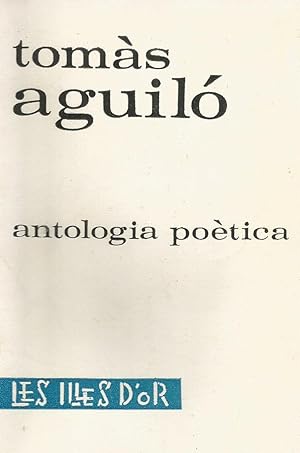 Imagen del vendedor de Antologia potica a la venta por Libros Sargantana