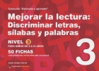 Imagen del vendedor de Coleccin estimular y aprender. Mejorar la lectura: discriminar letras, silabas y palabras. Nivel 3. a la venta por Espacio Logopdico