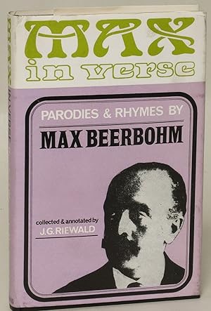 Immagine del venditore per Max in Verse: Rhymes and Parodies by Max Beerbohm venduto da Eureka Books