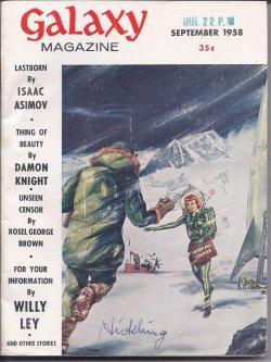 Imagen del vendedor de GALAXY Science Fiction: September, Sept. 1958 a la venta por Books from the Crypt