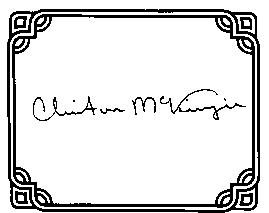 Immagine del venditore per SIGNED BOOKPLATES/AUTOGRAPHS by author CLINTON McKINZIE** venduto da ODDS & ENDS BOOKS