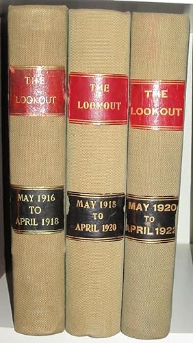 Image du vendeur pour The Lookout, Magazine of The Seamen's Church Institute of New York. May 1916 to April 1922, 72 Issues Bound in 3 Vols of this Monthly Publication bound. (Includes all of 1917,1918,1919,1920,1921,) mis en vente par Tony Hutchinson