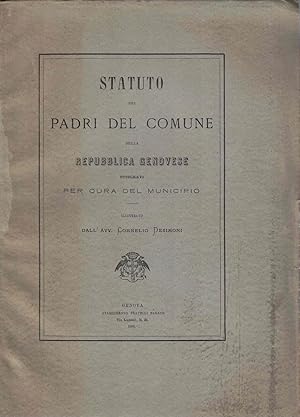 Statuto dei Padri del Comune della Repubblica Genovese.
