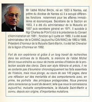 La mutuelle Saint-Martin 1950-1980. Des origines à la création du régime des cultes.