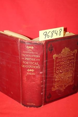 Imagen del vendedor de The International Encyclopedia of Prose and Poetical Quotations a la venta por Princeton Antiques Bookshop