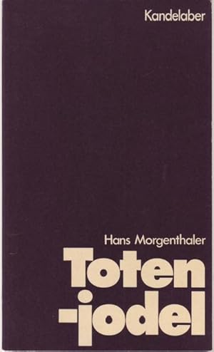 Seller image for Totenjodel for sale by Graphem. Kunst- und Buchantiquariat