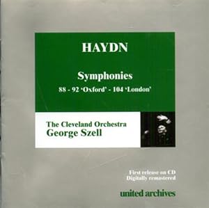 Immagine del venditore per Symphonies. 88 - 92 Oxford - 104 London. The Cleveland Orchestra George Szell venduto da FIRENZELIBRI SRL