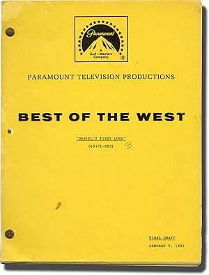 Imagen del vendedor de Best of the West: Daniel's First Love (Original screenplay for the 1981 television episode) a la venta por Royal Books, Inc., ABAA