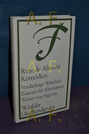 Image du vendeur pour Komdien / Verdchtige Wahrheit, Examen fr Ehemnner, Weber von Segovia mis en vente par Antiquarische Fundgrube e.U.