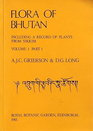 Seller image for Flora of Bhutan vol. 1 part 1 only for sale by Acanthophyllum Books