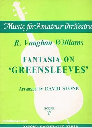 Fantasia On 'Greensleves' (Music For Amateur Orchestras). Full Score