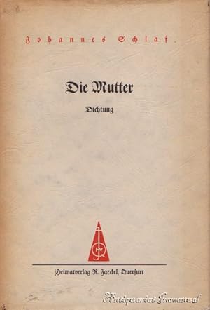 Seller image for Die Mutter. Dichtung. for sale by Antiquariat Immanuel, Einzelhandel