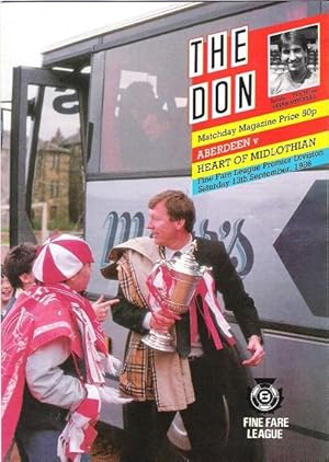 The Don Matchday Magazine. Aberdeen v. Heart of Midlothian, Fine Fare League Premier Division Sat...