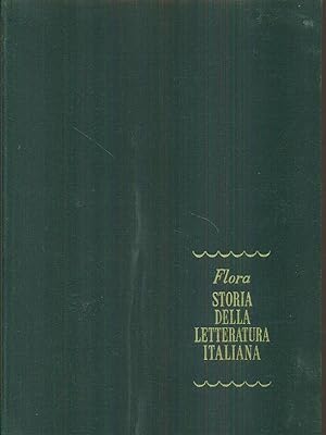 Bild des Verkufers fr Storia della letteratura italiana volume III parte I zum Verkauf von Librodifaccia