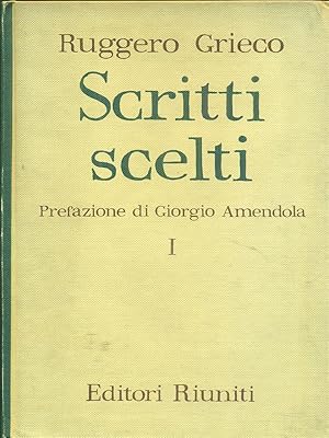 Seller image for Scritti scelti I for sale by Librodifaccia
