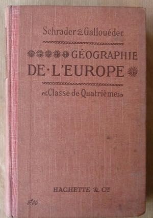 Seller image for Gographie de L'Europe. Classe de Quatrime. A et B. for sale by librairie sciardet