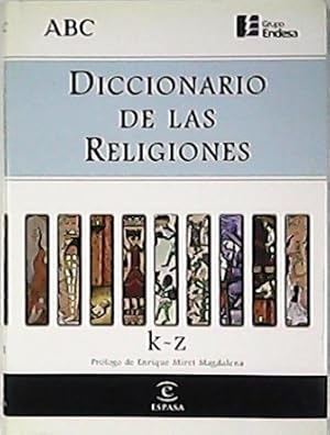 Imagen del vendedor de Diccionario de las religiones. 2 tomos. Prlogo de. a la venta por Librera y Editorial Renacimiento, S.A.