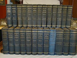 Image du vendeur pour Dictionary of National Biography From Earliest Times to 1930. 25 volumes mis en vente par J & J House Booksellers, ABAA