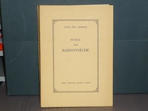 Immagine del venditore per Notice sur BARDONNECHE. venduto da Tir  Part