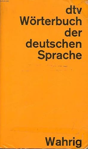 Bild des Verkufers fr DTV-WRTERBUCH DER DEUTSCHEN SPRACHE zum Verkauf von Le-Livre