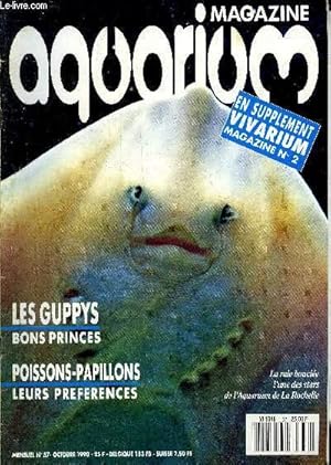 Bild des Verkufers fr AQUARIUM MAGAZINE N 57 Les guppys bons princes - poissons papillons leurs prfrences - le lopart nimbochromis venustus - mauvais joueur holacanthus trimaculatus - bien nourrir les chtodons le monde d'emploi  suivre absolument - La Rochelle . zum Verkauf von Le-Livre