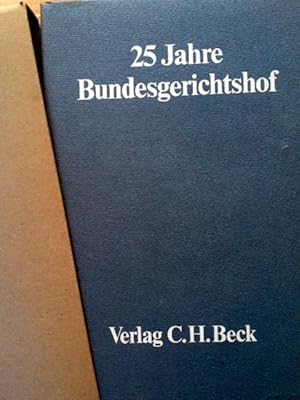 Seller image for 25 Jahre Bundesgerichtshof for sale by Herr Klaus Dieter Boettcher