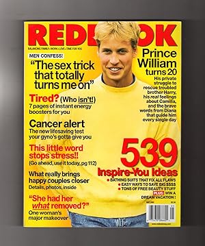 Seller image for Redbook - May, 2002. Prince William Cover. Toni Collette; Sex Trick That Turns Me On; 539 Inspire You Ideas; Instant Energy; Gyno Cancer Alert; She Had Her WHAT Removed ?; Couples Test for sale by Singularity Rare & Fine