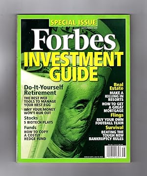 Forbes Magazine Special Issue Investment Guide- June, 2005. DIY Retirement; Biotechs; Art; Asia; ...
