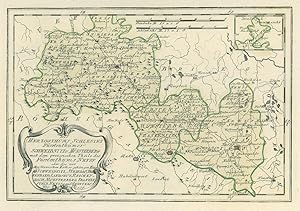 SCHLESIEN. - Karte. "Des Herzogthums Fürstenthümer Schweidnitz u. Münsterberg mit dem preussische...