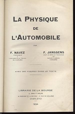 La physique de l'automobile