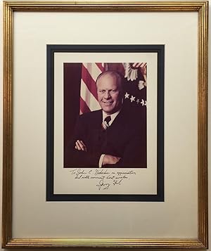 Framed Photograph Inscribed to a Presidential Aide