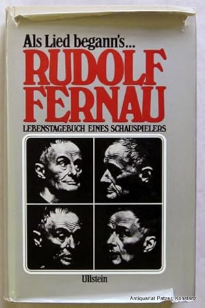 Immagine del venditore per Als Lied begann's. Lebenstagebuch eines Schauspielers. 3. Auflage. Frankfurt, Ullstein, 1973. Mit Tafelabbildungen. 299 S., 1 Bl. Or.-Lwd. mit Schutzumschlag; dieser mit Randbeschdigungen. (ISBN 3550074549). venduto da Jrgen Patzer