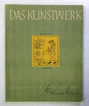 Bild des Verkufers fr Jahrgang 1, Heft 1. Baden-Baden, Klein, (1946). Kl.-4to. Mit zahlreichen, teils farbigen Abbildungen. 39 S., 2 Bl. Illustrierter Or.-Kart.; Kanten beschabt. zum Verkauf von Jrgen Patzer