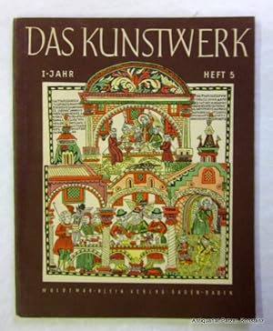 Bild des Verkufers fr Jahrgang 1, Heft 5. Baden-Baden, Klein, (1947). Kl.-4to. Mit zahlreichen, teils farbigen Abbildungen. 46 S., 2 Bl. Illustrierter Or.-Kart. zum Verkauf von Jrgen Patzer