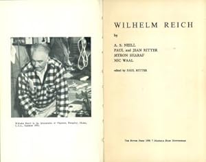 Bild des Verkufers fr Wilhelm Reich. Edited by Paul Ritter. zum Verkauf von Antiquariat Weinek