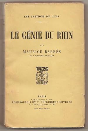 Image du vendeur pour Les Bastions de l'Est. Le Gnie du Rhin. mis en vente par Rometti Vincent