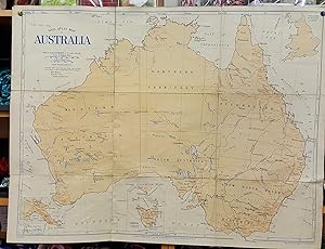 G.W. Bacon Wall Atlas of Australia - Produce