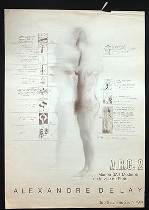 Alexandre Delay, ARC 2, Musée d'art moderne de la ville de Paris, du 25 avril au 2 juin 1974