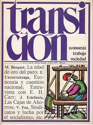 Imagen del vendedor de TRANSICIN N 5 (Burgueses Catalanes, a la vanguardia del capitalismo avanzado; Las armas de la OTAN o el verdadero negocio del siglo; Lor problemas del dlar) a la venta por Librera Vobiscum