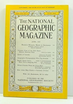 Imagen del vendedor de The National Geographic Magazine, Volume 115, Number 6 (June, 1959) a la venta por Cat's Cradle Books