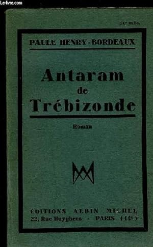 Bild des Verkufers fr ANTARAN DE TREBIZONDE zum Verkauf von Le-Livre