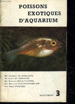 Seller image for POISSONS EXOTIQUES D'AQUARIUM SUPPLEMENT N3 . for sale by Le-Livre