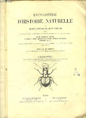 Seller image for ENCYCLOPEDIE D'HISTOIRE NATURELLE OU TRAITE COMPLET DE CETTE SCIENCE - COLEOPTERES. for sale by Le-Livre