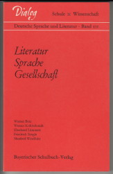 Literatur, Sprache, Gesellschaft.