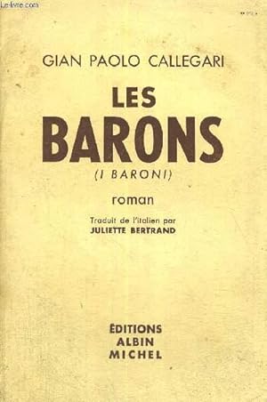 Bild des Verkufers fr LES BARONS zum Verkauf von Le-Livre